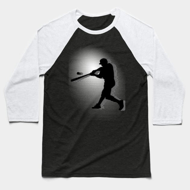 Baseball Player Hitting Ball Sports Baseball T-Shirt by letnothingstopyou